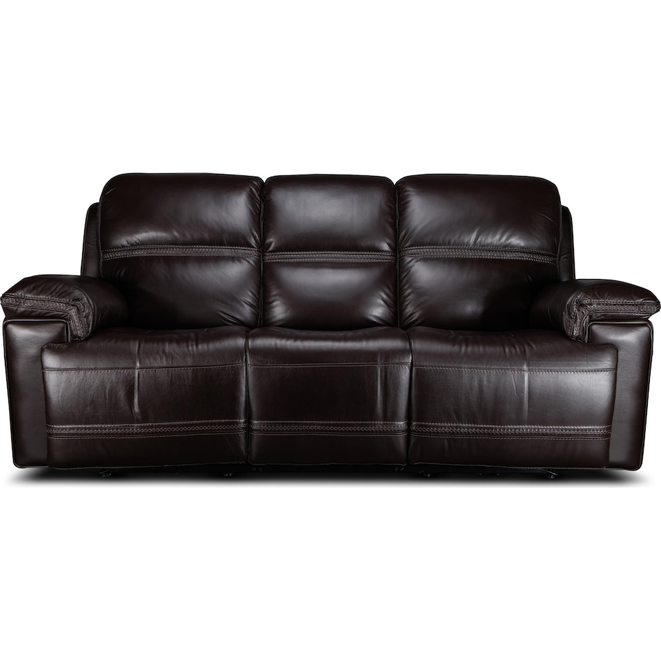 montana power leather reclining sofa   