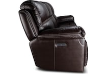 montana power leather reclining sofa   