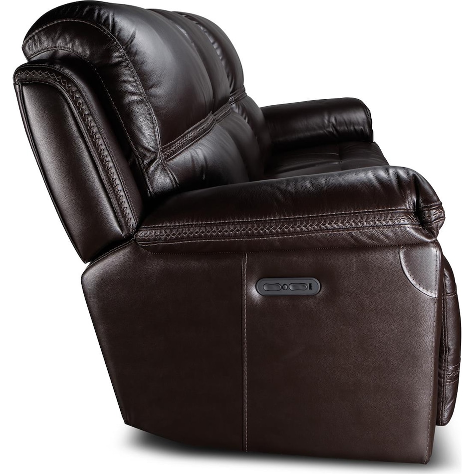 montana power leather reclining sofa   