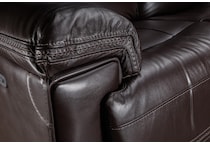 montana power leather reclining sofa   