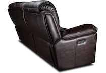 montana power leather reclining sofa   