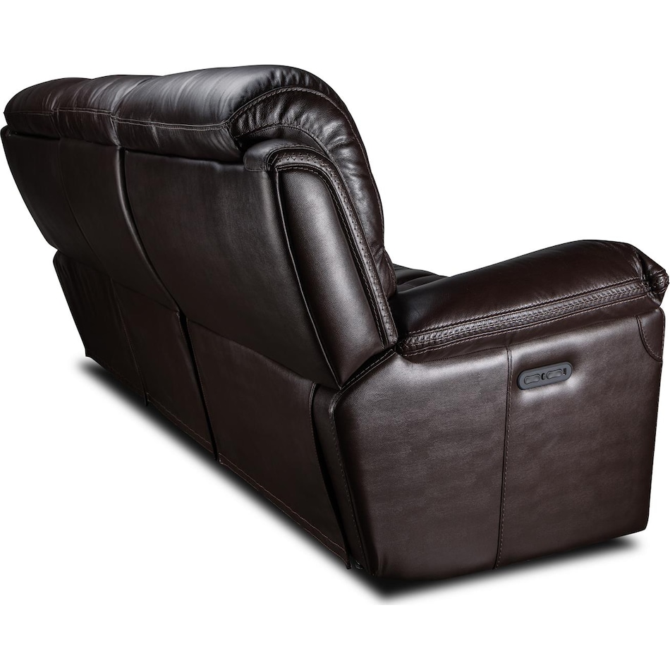 montana power leather reclining sofa   