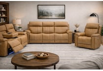 monte brown power reclining sofa   