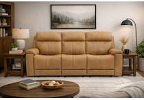 monte brown power reclining sofa   