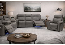 monte gray power recliner   