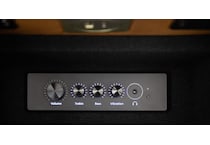 monte saddle power reclining console loveseat   