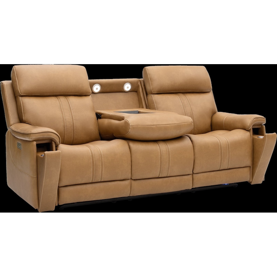 monte saddle power reclining sofa   