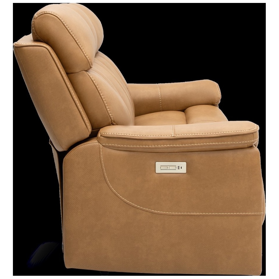 monte saddle power reclining sofa   