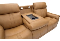 monte saddle power reclining sofa   