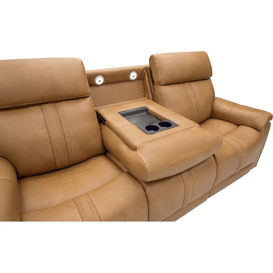 monte saddle power reclining sofa   