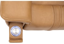 monte saddle power reclining sofa   