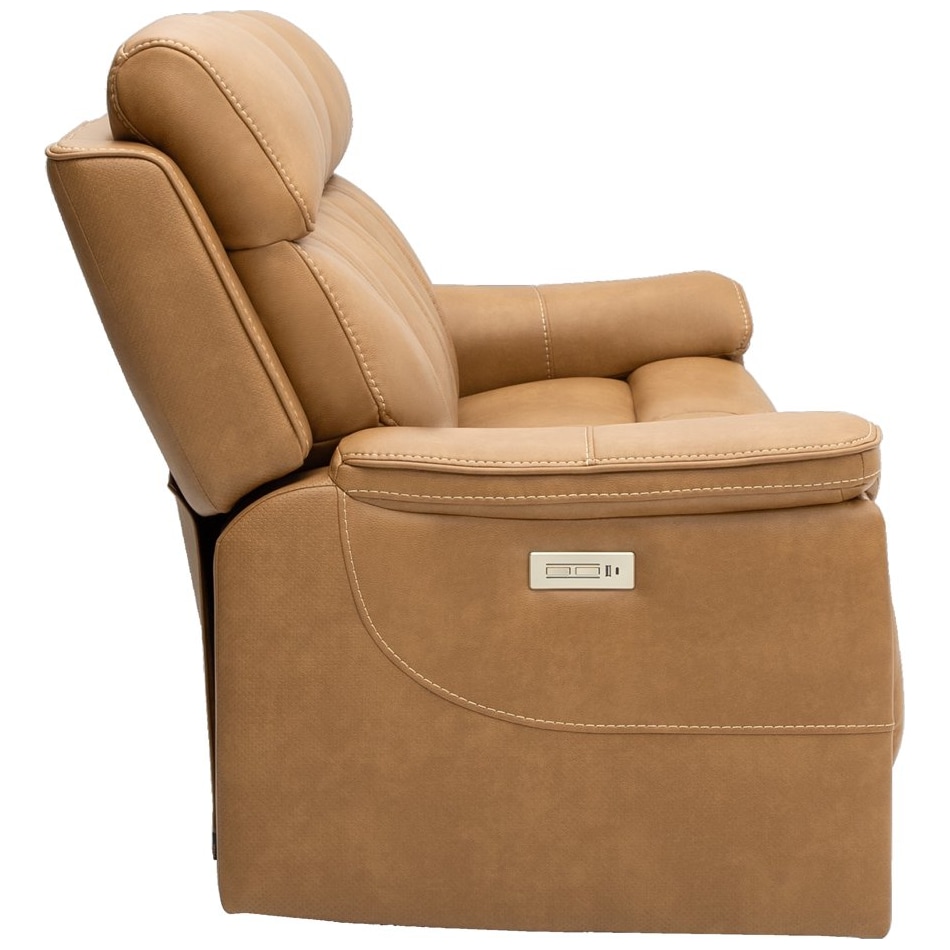 monte saddle power reclining sofa   