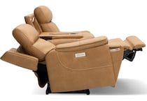 monte saddle power reclining sofa   