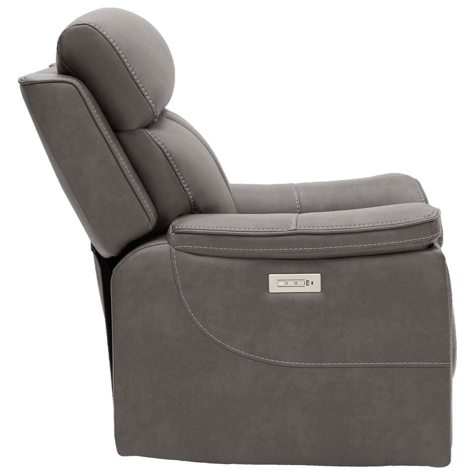 monte smoke power recliner   