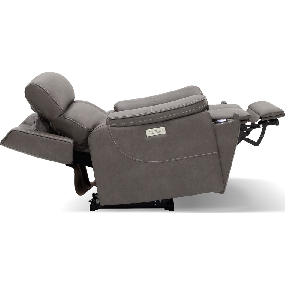 monte smoke power recliner   