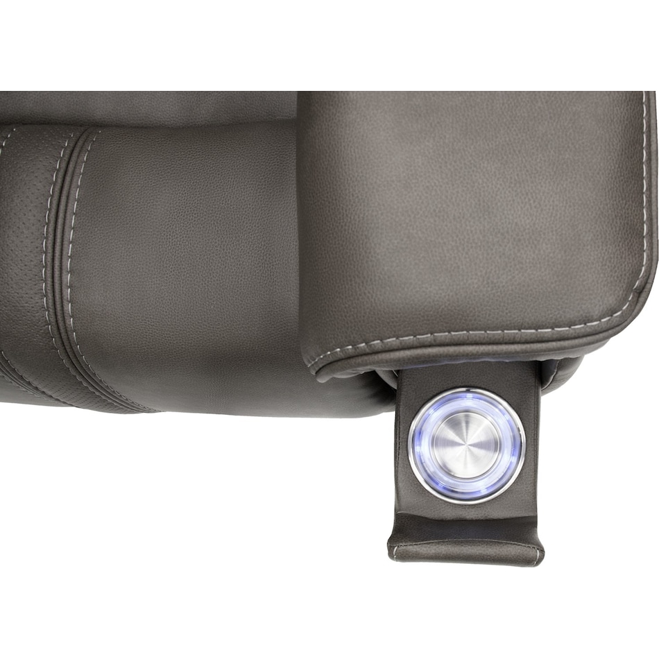 monte smoke power recliner   