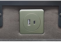 monte smoke power reclining console loveseat   