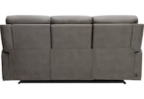 monte smoke power reclining sofa   