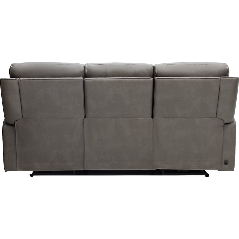 monte smoke power reclining sofa   
