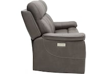 monte smoke power reclining sofa   