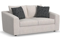 montgomery white loveseat   