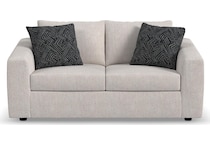 montgomery white loveseat   