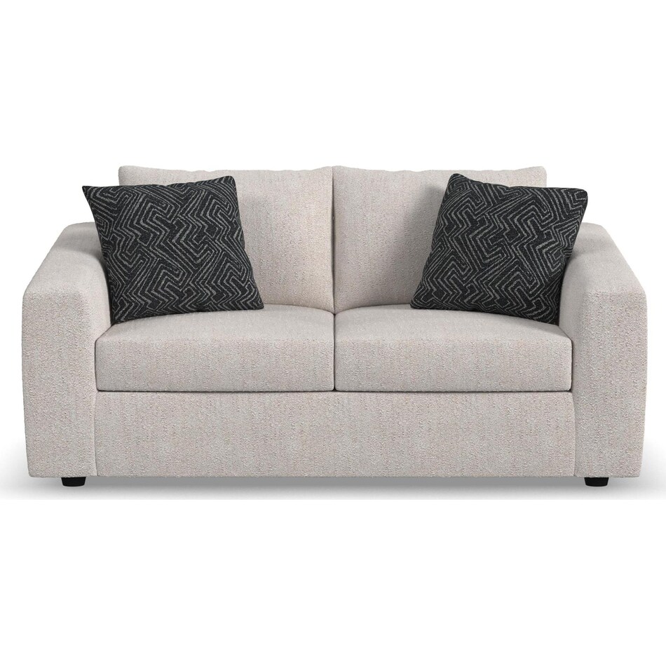 montgomery white loveseat   