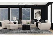 montgomery white loveseat   