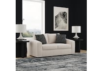 montgomery white loveseat   