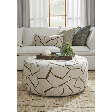 MONTGOMERY RD OTTOMAN BY FLEXSTEEL
