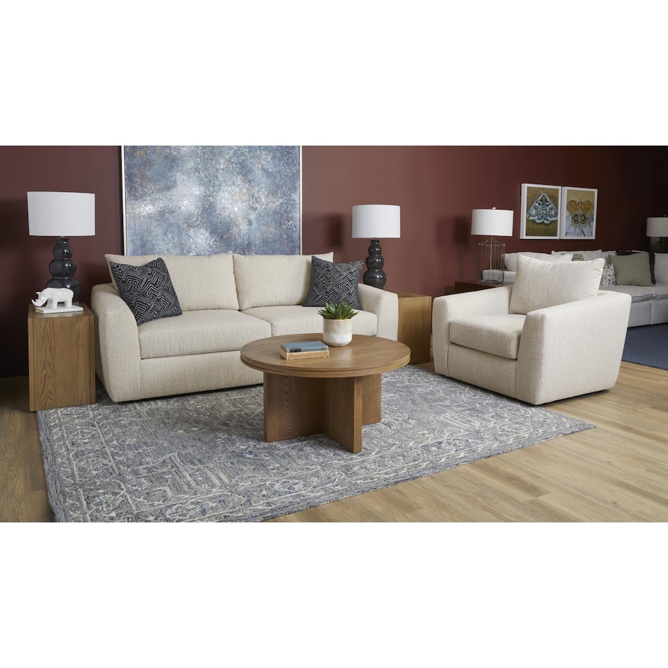 montgomery white sofa   