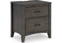 montillan grayish brown nightstand   