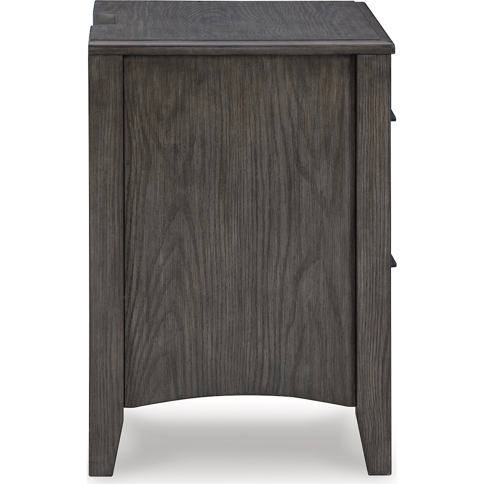 montillan grayish brown nightstand   