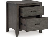 montillan grayish brown nightstand   