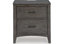 montillan grayish brown nightstand   