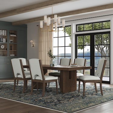 MONTROSE 7 PIECE RECTANGLE DINING SET BY FLEXSTEEL
