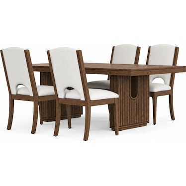MONTROSE 5 PIECE RECTANGLE DINING SET BY FLEXSTEEL