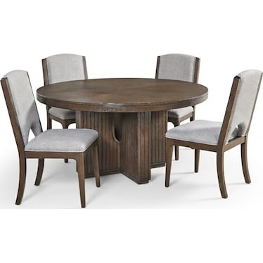 MONTROSE 5 PIECE ROUND DINING SET BY FLEXSTEEL