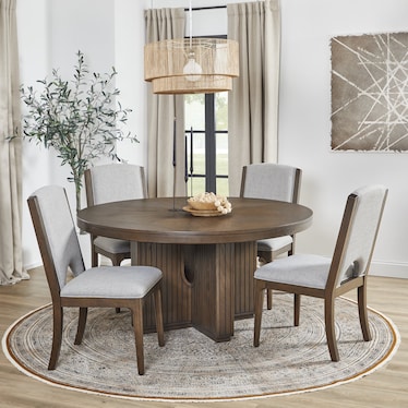 MONTROSE 5 PIECE ROUND DINING SET BY FLEXSTEEL