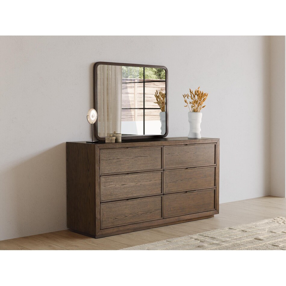 montrose chocolate brown mirror   