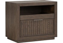montrose chocolate brown nightstand   