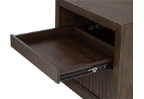 montrose chocolate brown nightstand   