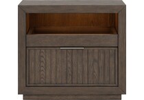 montrose chocolate brown nightstand   