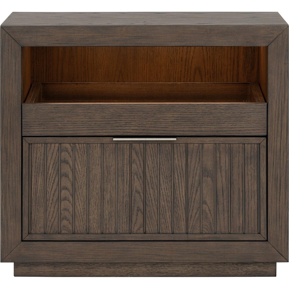 montrose chocolate brown nightstand   