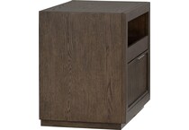 montrose chocolate brown nightstand   