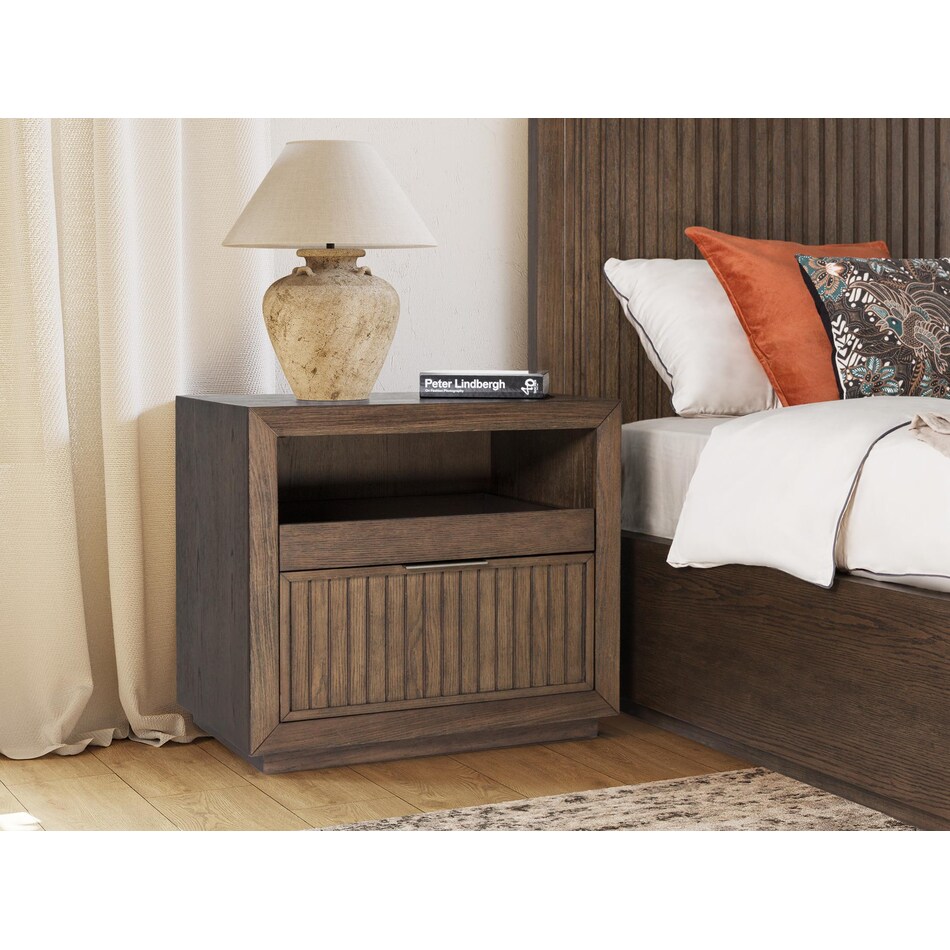 montrose chocolate brown nightstand   