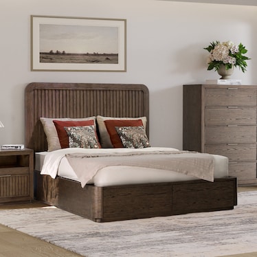 MONTROSE STORAGE PANEL BED BY FLEXSTEEL