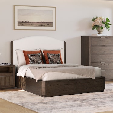 MONTROSE UPHOLSTERED STORAGE BED BY FLEXSTEEL