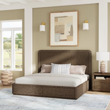MONTROSE STORAGE PANEL BED BY FLEXSTEEL