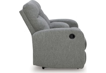 moreau place sterling reclining console loveseat   